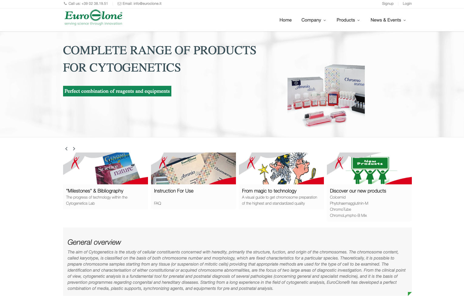 Prodotti per citogenetica